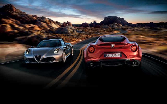 Alfa Romeo 4C 2015. Desktop wallpaper