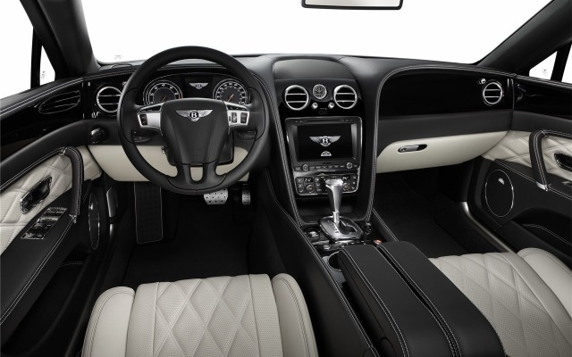 Bentley Continental Flying Spur V8 2015. Desktop wallpaper