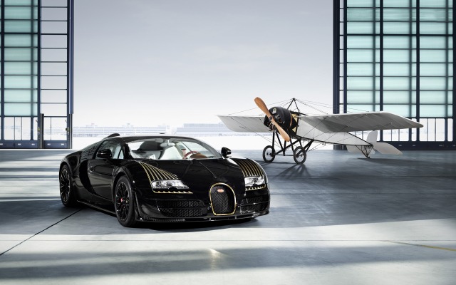 Bugatti Veyron Black Bess 2014. Desktop wallpaper