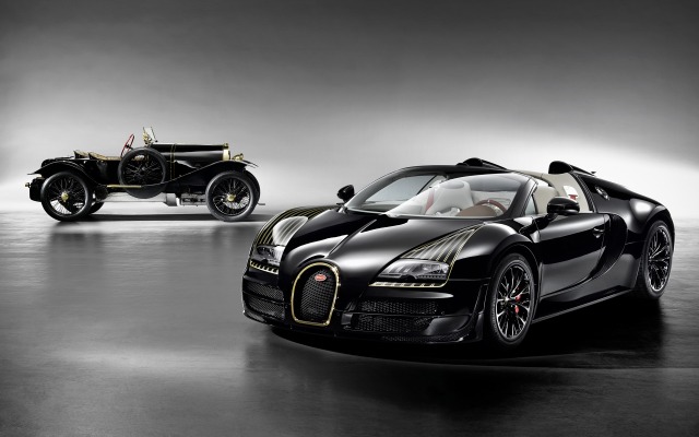 Bugatti Veyron Black Bess 2014. Desktop wallpaper