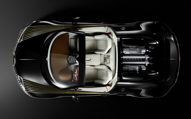 Bugatti Veyron Black Bess 2014. Desktop wallpaper