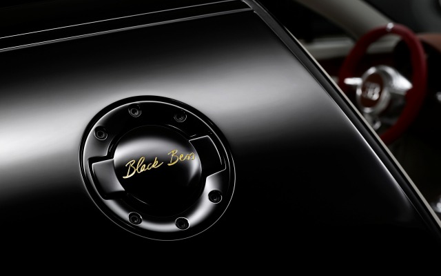 Bugatti Veyron Black Bess 2014. Desktop wallpaper