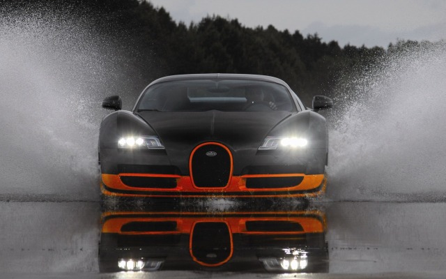 Bugatti Veyron 16.4 Super Sports Car 2011. Desktop wallpaper