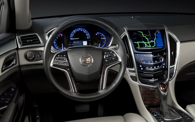 Cadillac SRX 2013. Desktop wallpaper