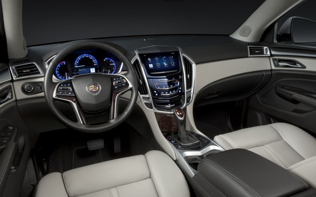 Cadillac SRX 2013. Desktop wallpaper