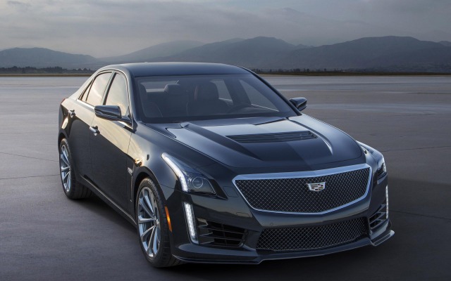 Cadillac CTS-V 2016. Desktop wallpaper