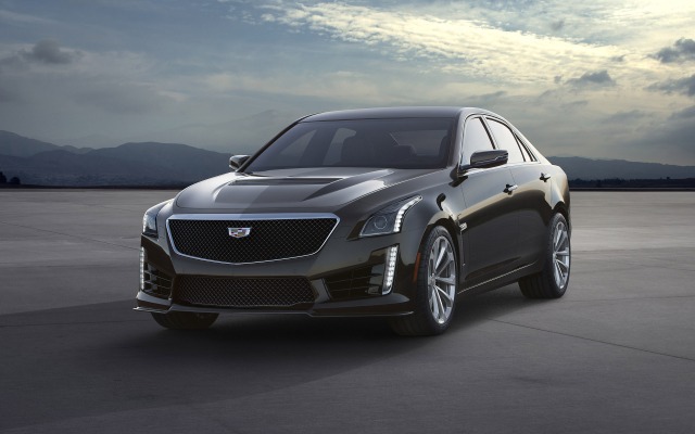 Cadillac CTS-V 2016. Desktop wallpaper