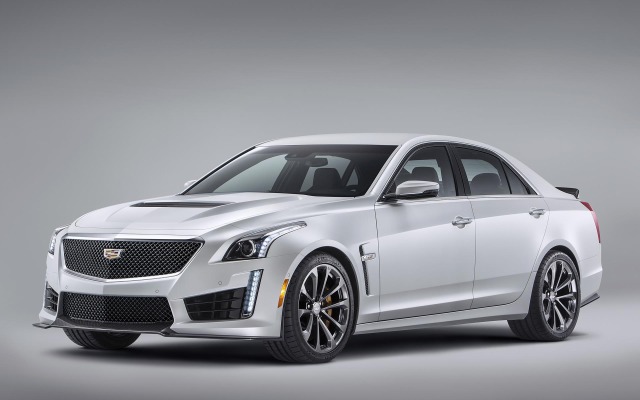 Cadillac CTS-V 2016. Desktop wallpaper