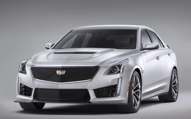 Cadillac CTS-V 2016. Desktop wallpaper