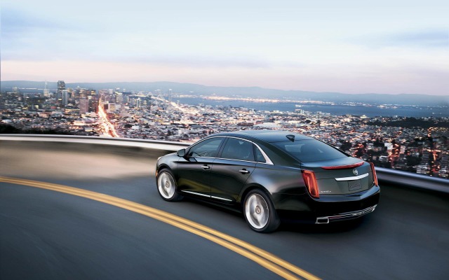 Cadillac XTS 2015. Desktop wallpaper