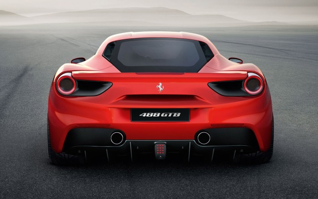 Ferrari 488 GTB 2015. Desktop wallpaper