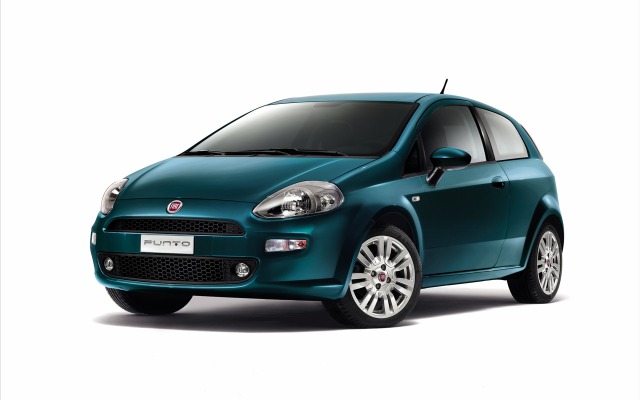 Fiat Punto 2012. Desktop wallpaper