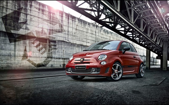 Fiat Abarth 595 Competizione 2014. Desktop wallpaper