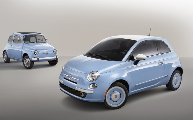 Fiat 500 1957 Edition 2014. Desktop wallpaper