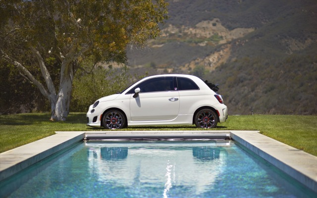 Fiat 500C GQ Edition 2014. Desktop wallpaper