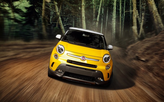 Fiat 500L 2014. Desktop wallpaper