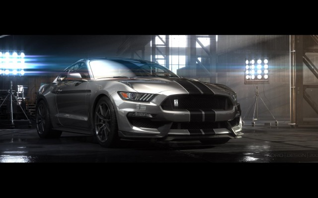 Ford Mustang Shelby GT350 2016. Desktop wallpaper