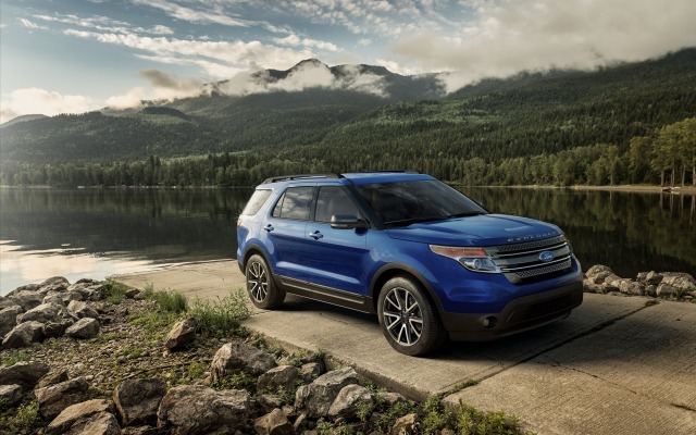 Ford Explorer XLT 2015. Desktop wallpaper