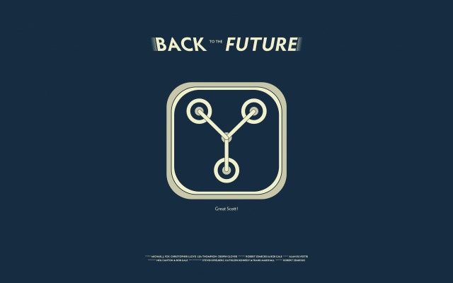 Back to the Future. Desktop wallpaper