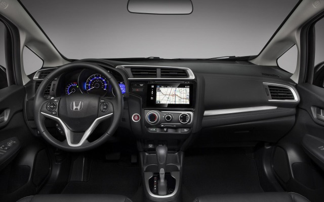 Honda Fit 2015. Desktop wallpaper