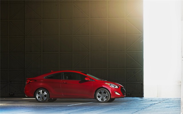 Hyundai Elantra Coupe 2014. Desktop wallpaper