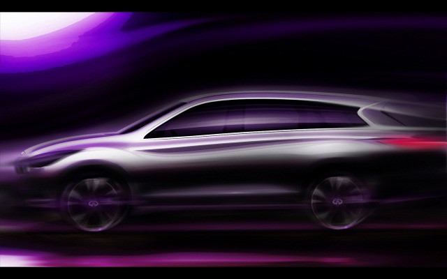 Infiniti JX Concept. Desktop wallpaper