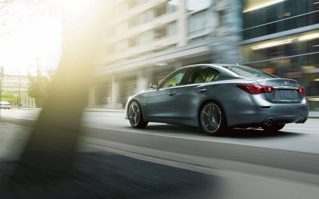 Infiniti Q50S 2015. Desktop wallpaper