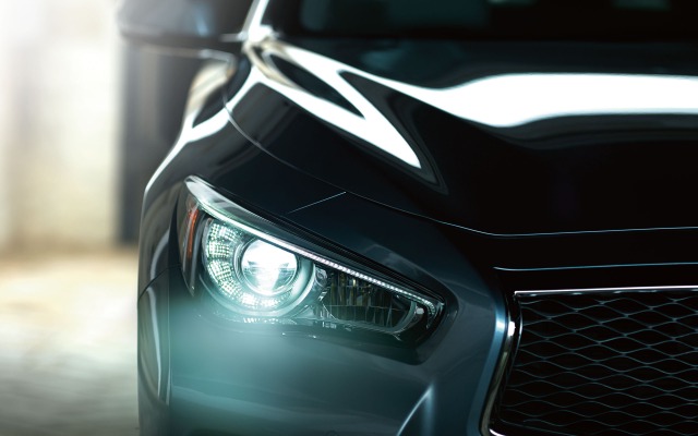 Infiniti Q50S 2015. Desktop wallpaper