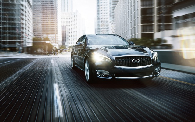 Infiniti Q70L 2015. Desktop wallpaper