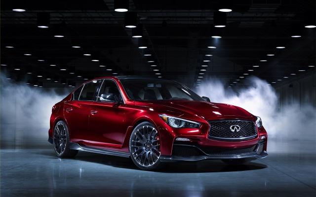 Infiniti Q50 Eau Rouge concept 2014. Desktop wallpaper