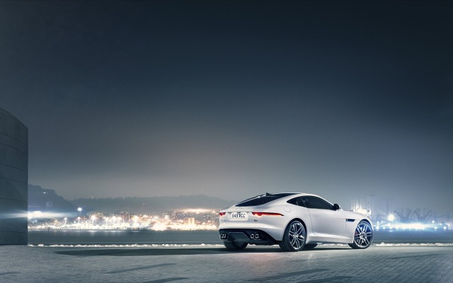 Jaguar F-TYPE R Coupe 2015. Desktop wallpaper