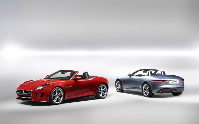 Jaguar F-TYPE S Convertible 2014. Desktop wallpaper