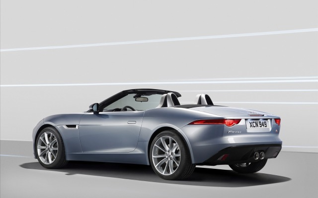 Jaguar F-TYPE S Convertible 2014. Desktop wallpaper