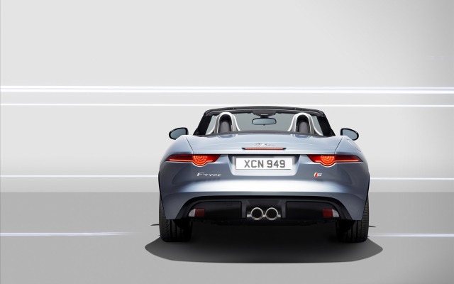 Jaguar F-TYPE S Convertible 2014. Desktop wallpaper