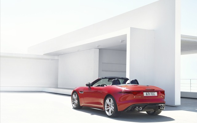 Jaguar F-TYPE S Convertible 2014. Desktop wallpaper