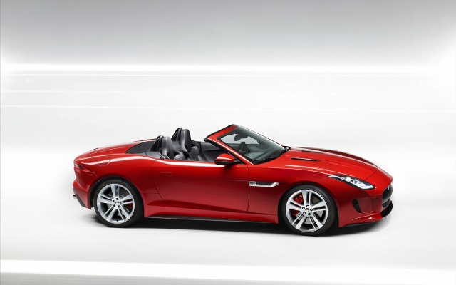 Jaguar F-TYPE S Convertible 2014. Desktop wallpaper