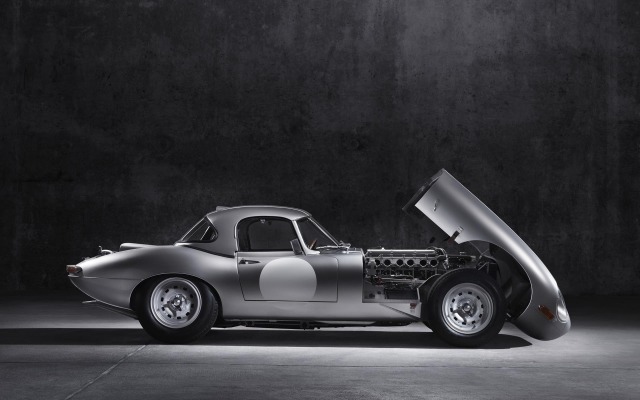 Jaguar Lightweight E-Type 2014. Desktop wallpaper