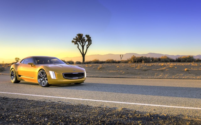 Kia GT4 Stinger Concept 2014. Desktop wallpaper