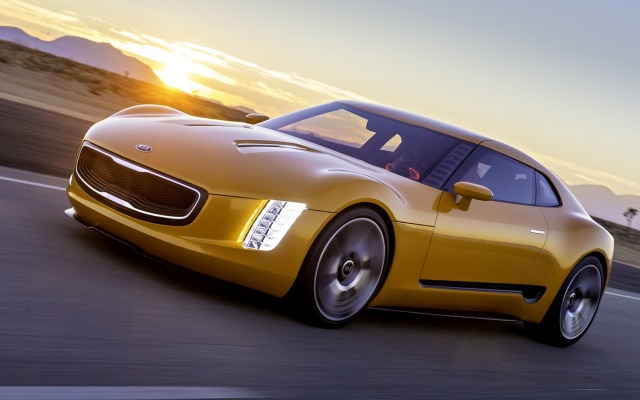 Kia GT4 Stinger Concept 2014. Desktop wallpaper