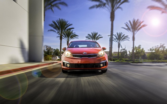 Kia Rio 2016. Desktop wallpaper