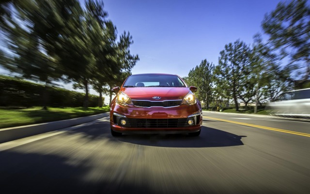 Kia Rio 2016. Desktop wallpaper