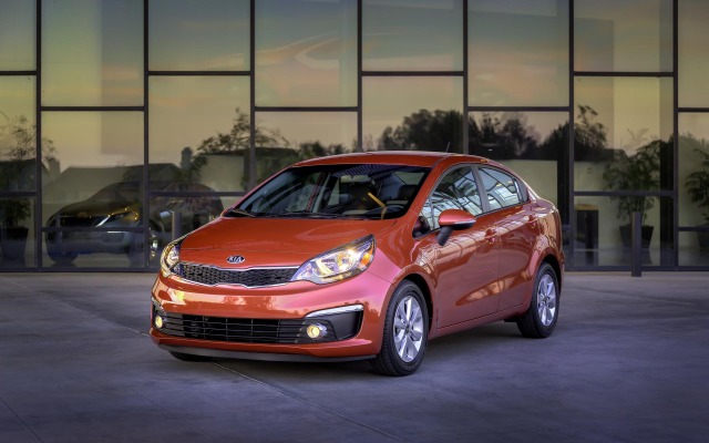 Kia Rio 2016. Desktop wallpaper