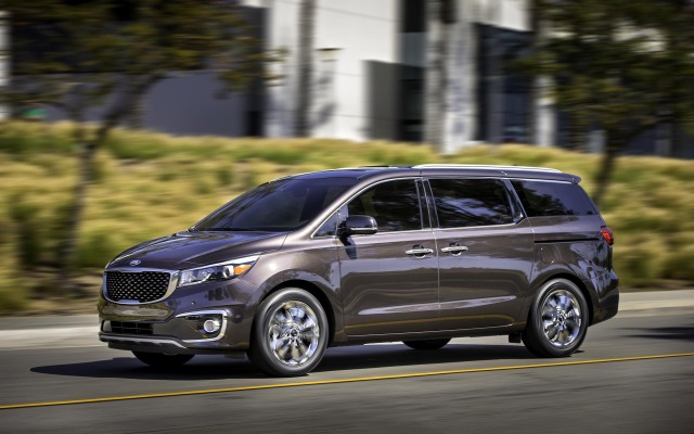 Kia Sedona 2015. Desktop wallpaper