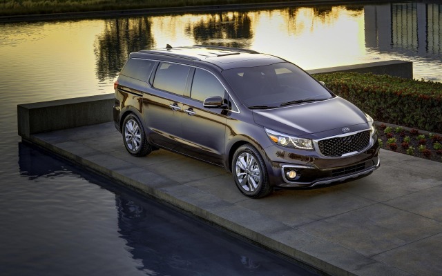 Kia Sedona 2015. Desktop wallpaper