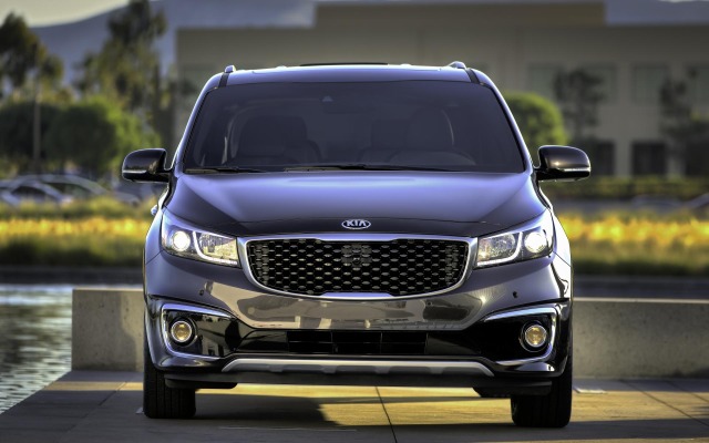 Kia Sedona 2015. Desktop wallpaper