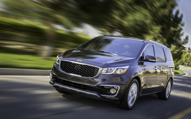 Kia Sedona 2015. Desktop wallpaper