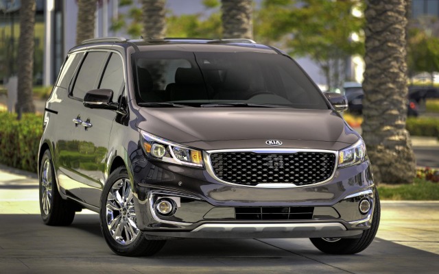 Kia Sedona 2015. Desktop wallpaper