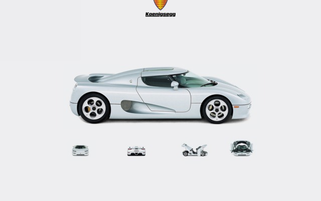 Koenigsegg CC 2000. Desktop wallpaper