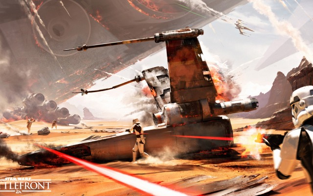 Star Wars: Battlefront. Desktop wallpaper