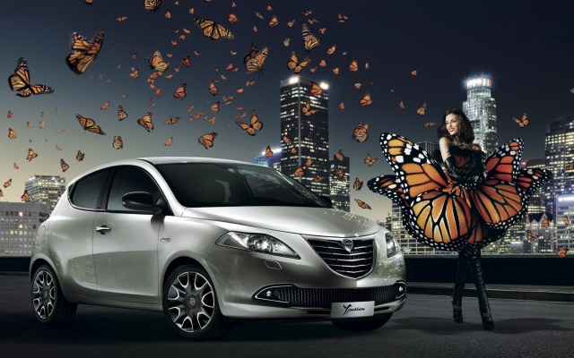 Lancia Ypsilon Ecochic Methane 2013. Desktop wallpaper